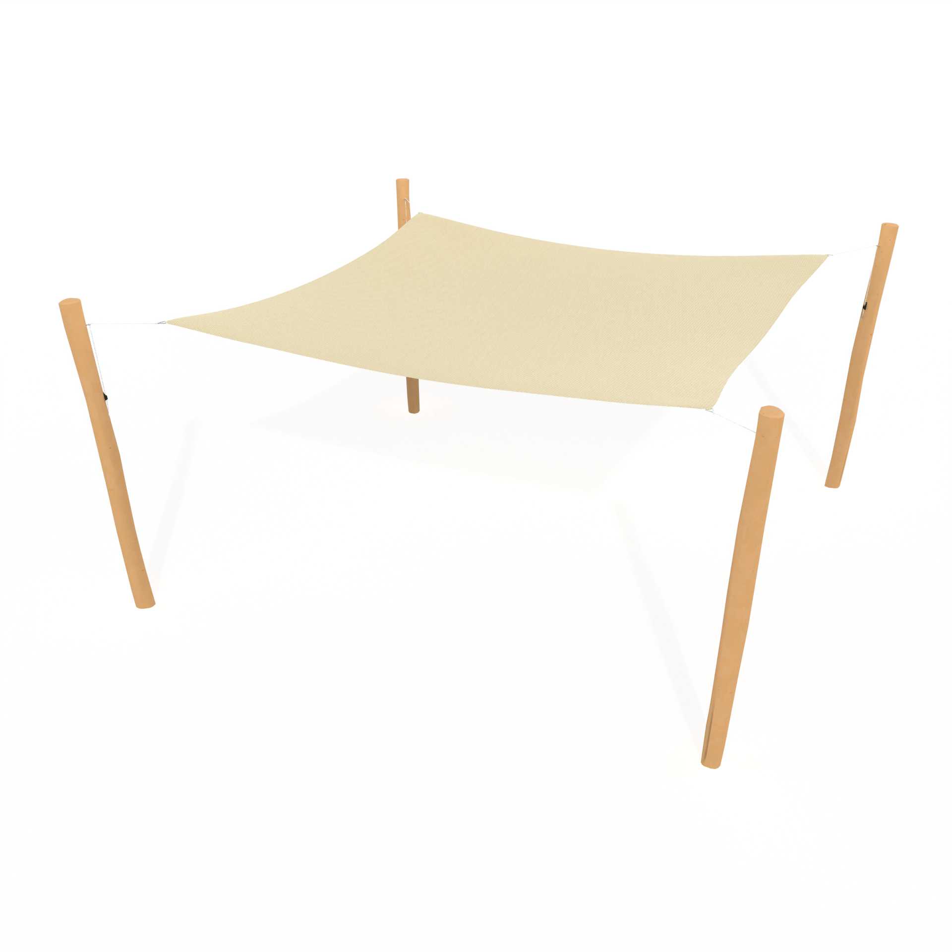 Solsegel - 4,2 x 4,2 m - 5