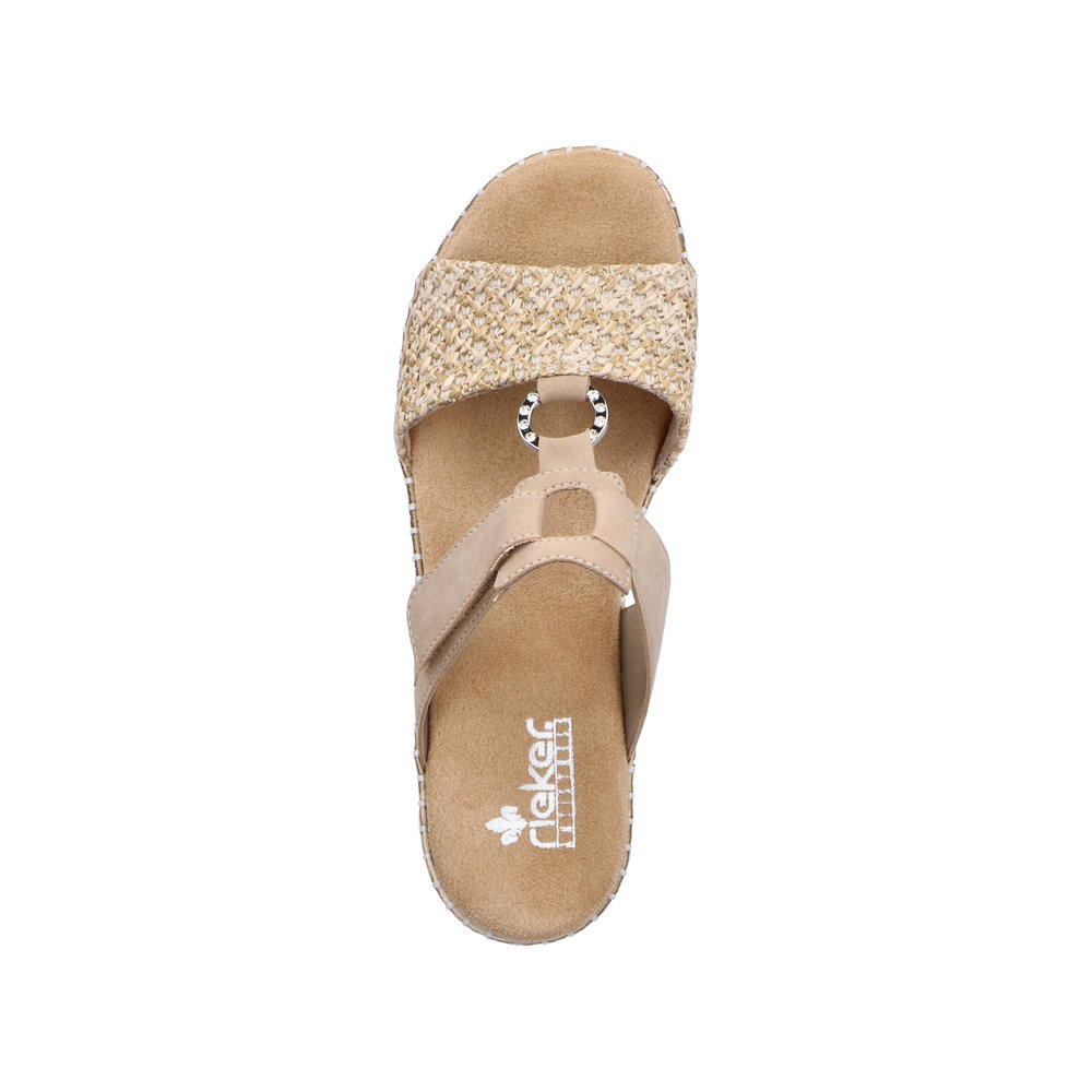 Rieker Slipin sandal Beige - 4