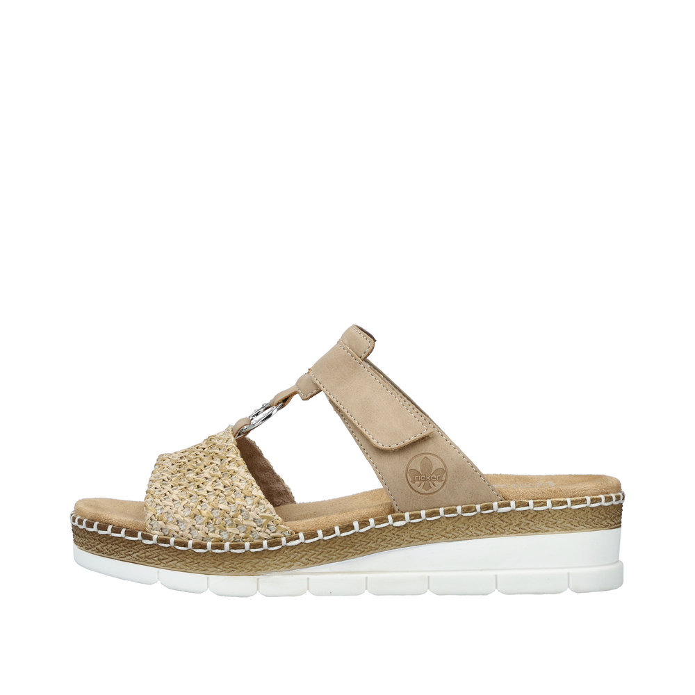 Rieker Slipin sandal Beige - 5