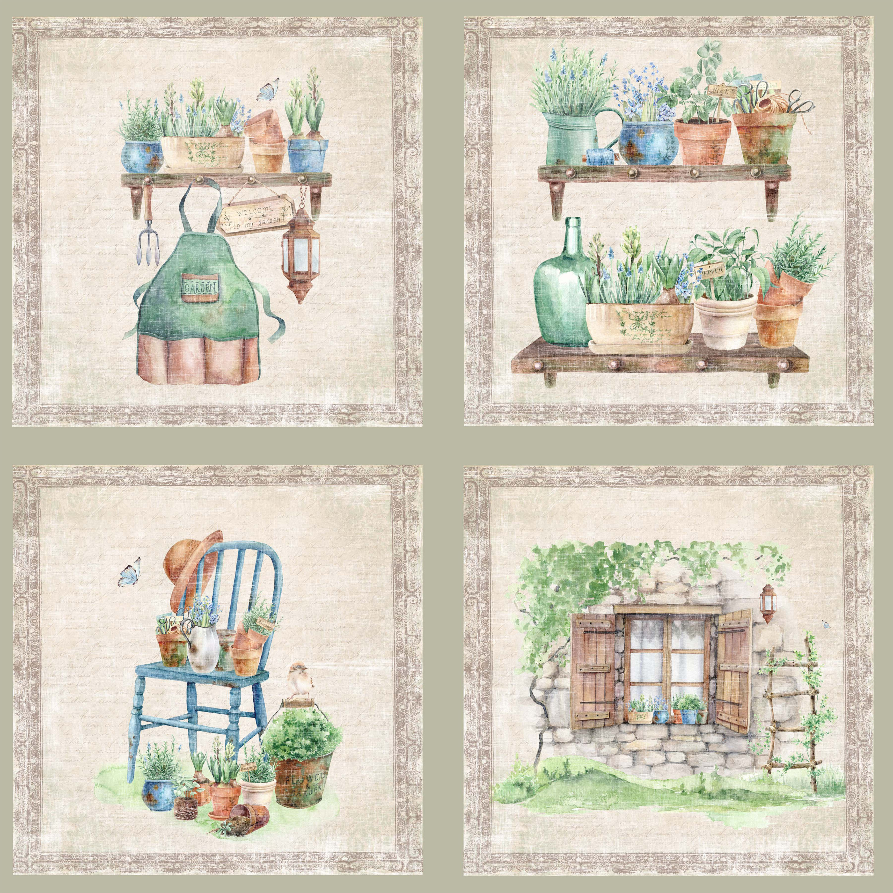 Paperpack The Gardener Collection  6x6 - 6