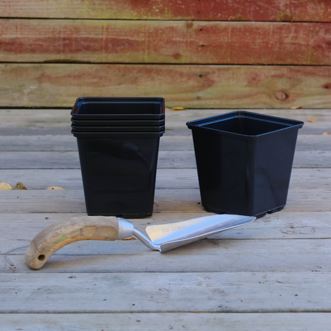 Kraftig Plastkruka - 13x13x13cm