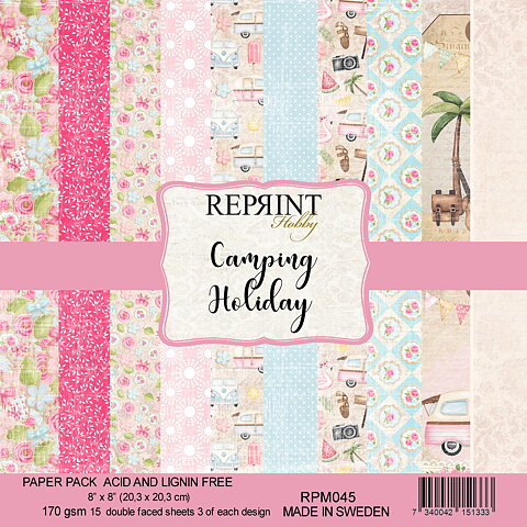 Paperpack Reprint - Camping Holiday Collection pack 8x8