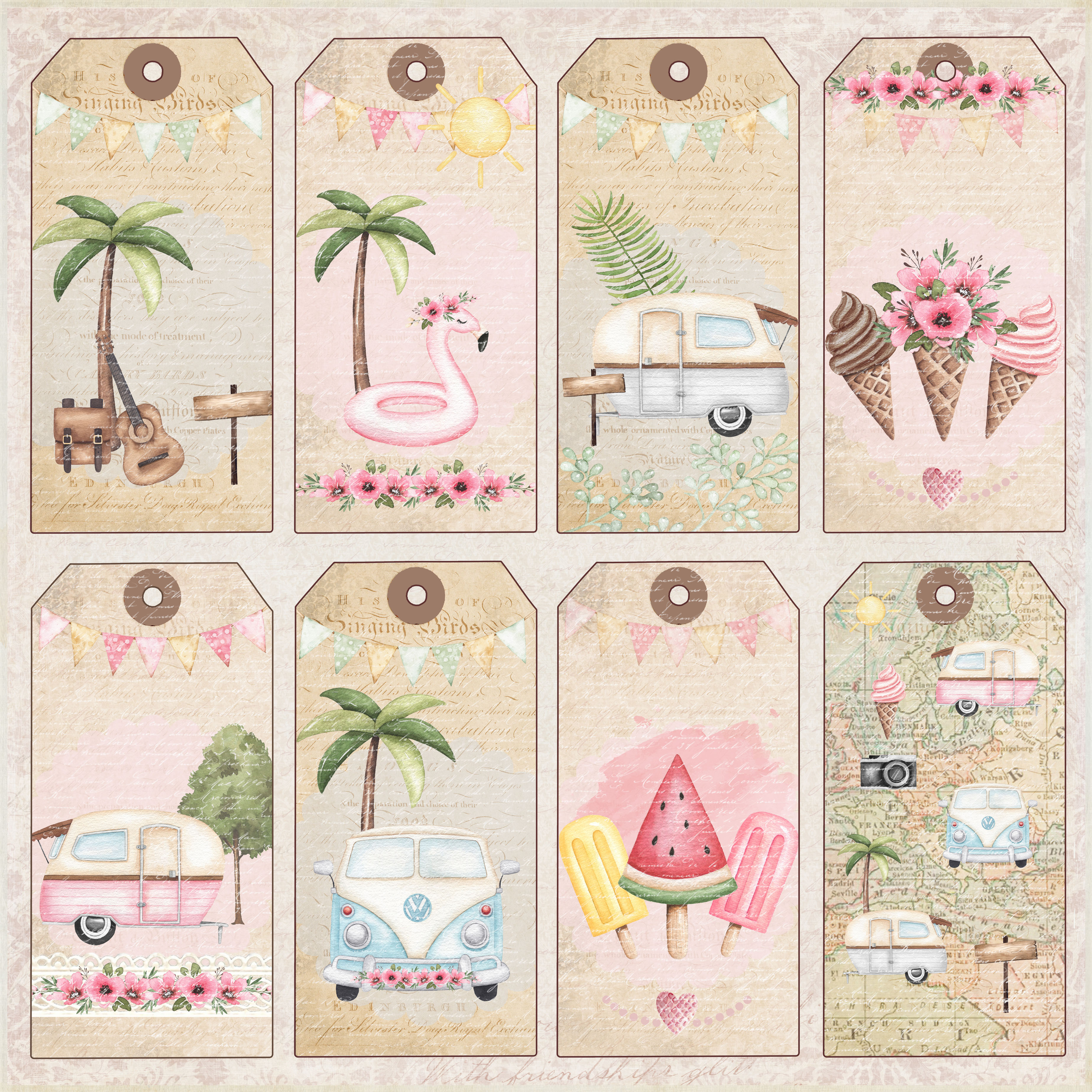 Paperpack Camping Holiday  Collection  6x6 - 10