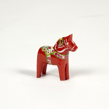 Dalahäst Röd 7 cm