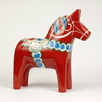 Dalahäst Röd 30 cm