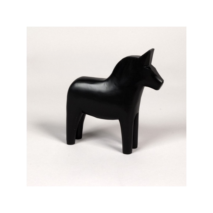 Unicolored Carved 15cm Black