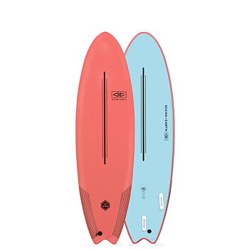 Ocean & Earth Ezi Rider 6.6" Coral Soft Top Surfbräda