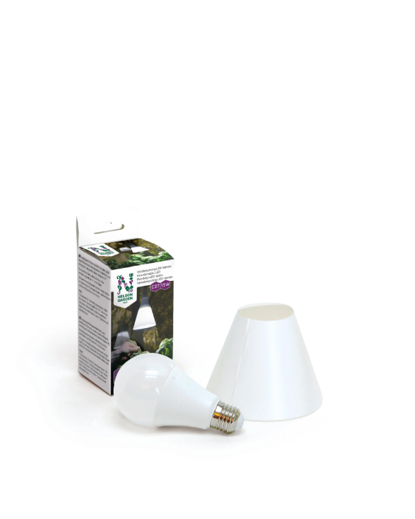Växtbelysning LED-lampa med skärm 15W - E27