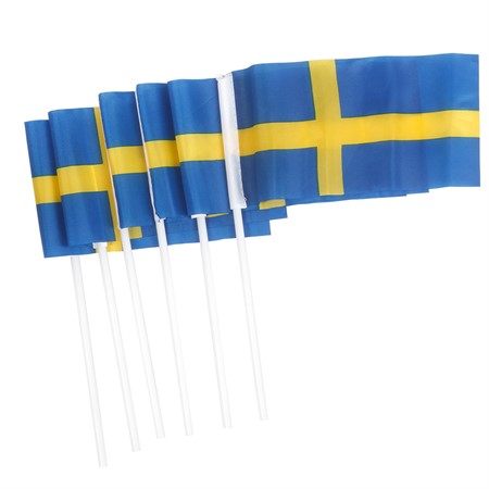 Svenska Handflaggor 6-pack