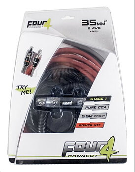 FOUR Connect 4-PKIT35 amplifier wiring kit 35mm2