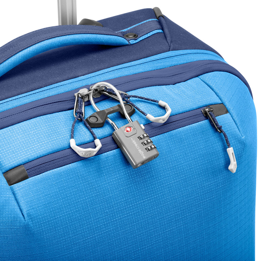 Expanderbar stor resväska - EAGLE CREEK Expanse 4-Wheel Luggage 60-67L Aizome Blue - 6