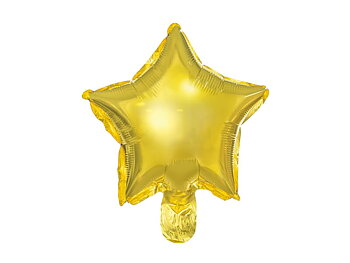 Folieballonger Guld Stjärna 25 cm