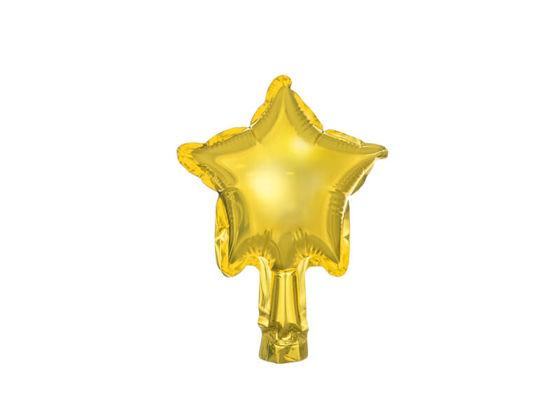 Folieballonger Guld Stjärna 12 cm