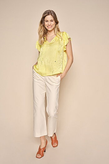Mos Mosh - MMJovina Night Pant Pearled Ivory Ankle