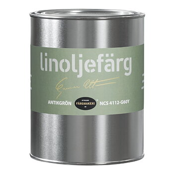Linoljefärg Antikgrön 1L