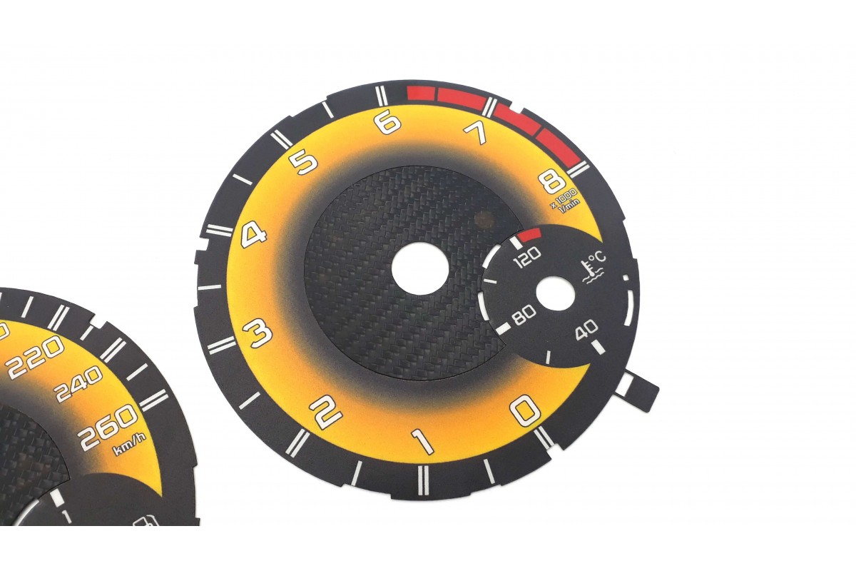 Cluster dials sport  YELLOW - 3