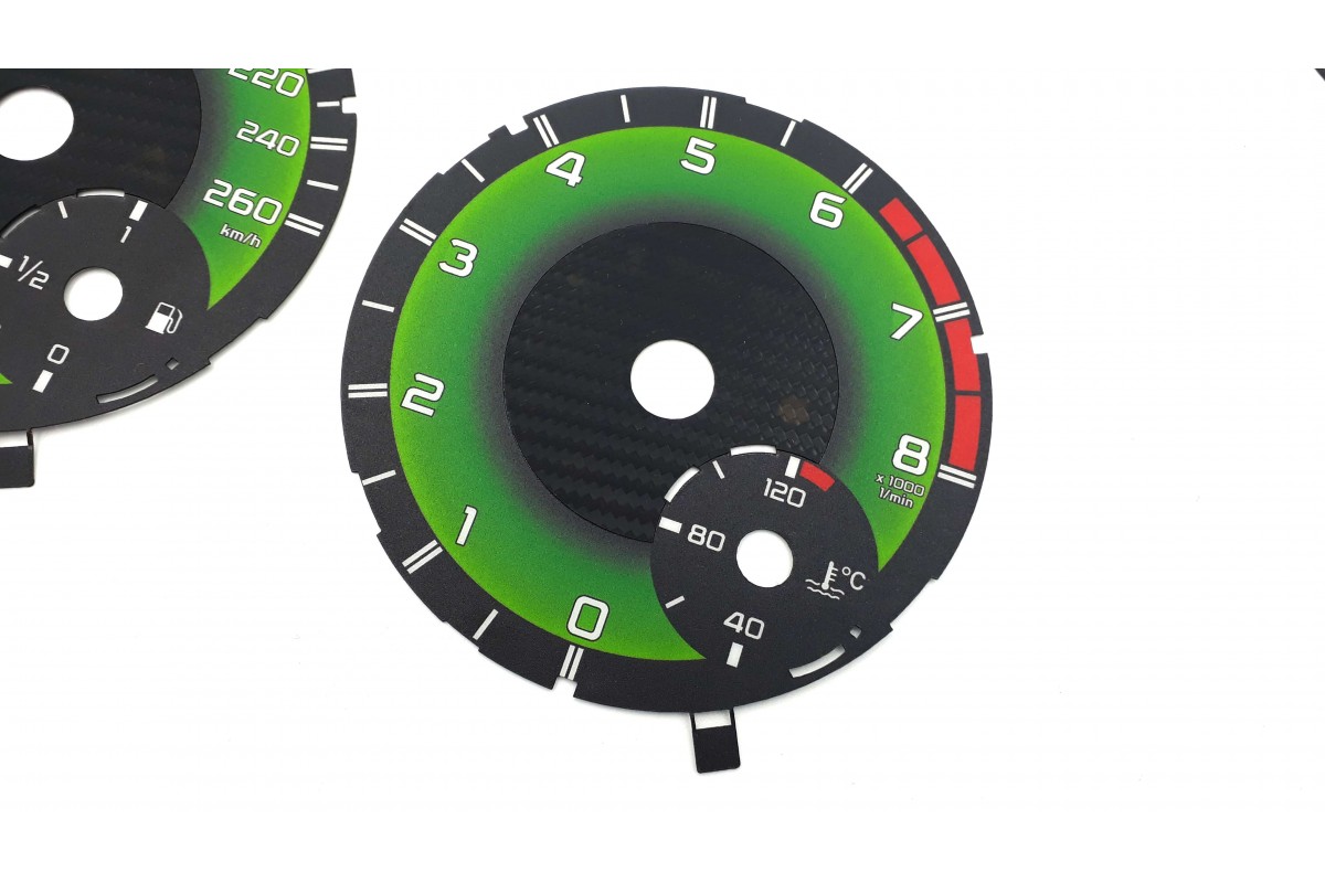 Cluster dials sport  GREEN - 3