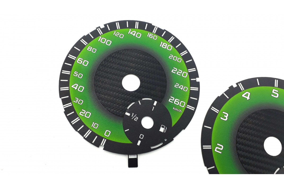 Cluster dials sport  GREEN - 2