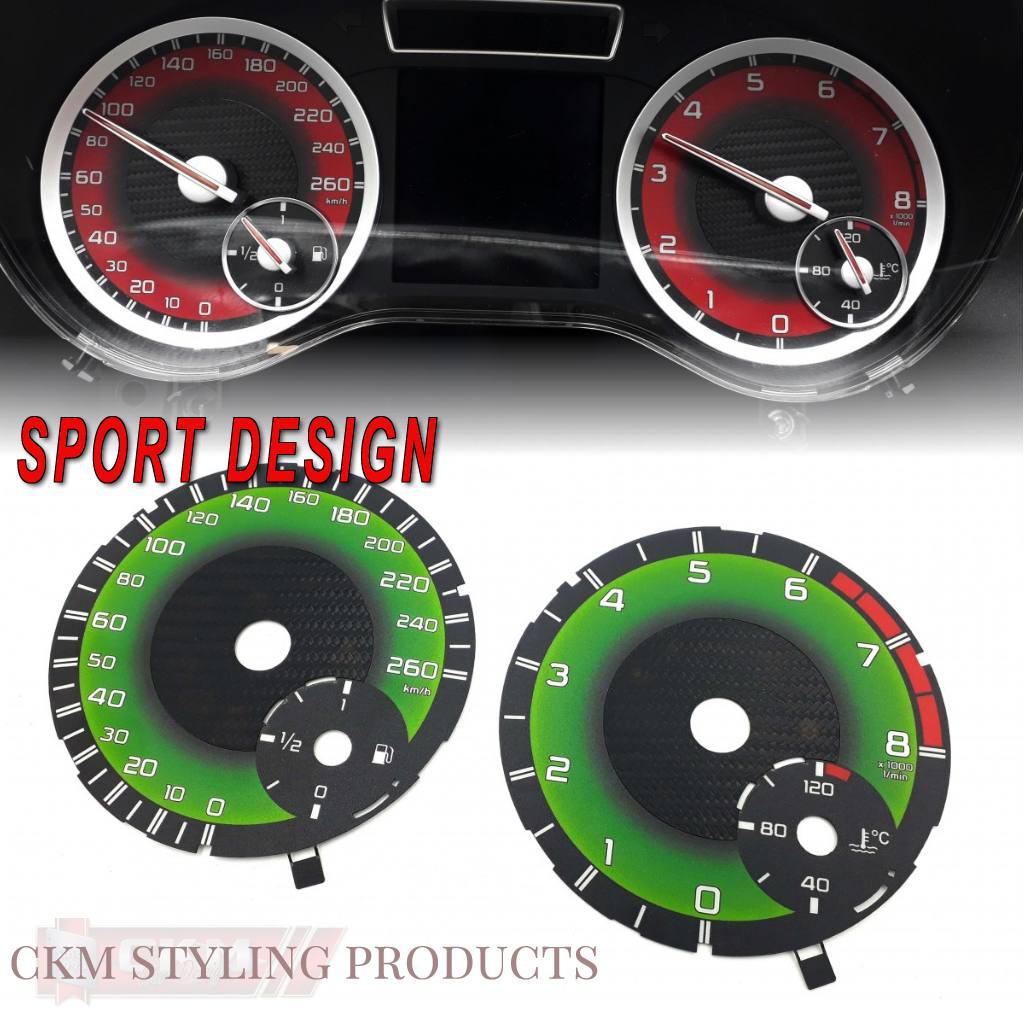 Cluster dials sport  GREEN