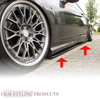 1. CKM sideskirt extensions C216 AMGLINE