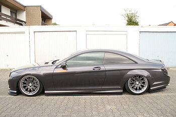 1. CKM sideskirt extensions C216 AMGLINE