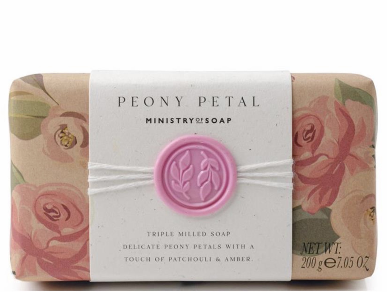Soap Peony Petal 200g – lyxig trippelpressad tvål med pion, patchouli & amber - 2