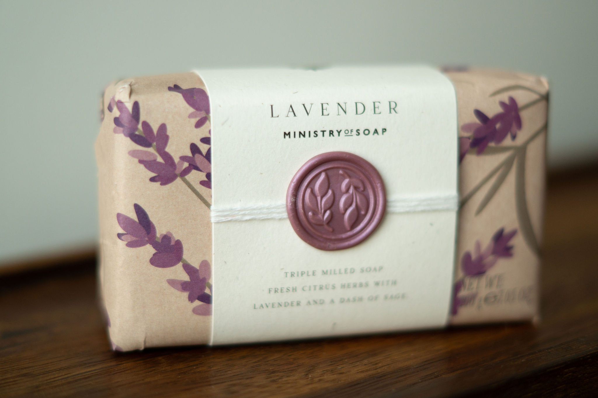 Soap Lavender 200g – naturlig tvål med lavendel & salvia
