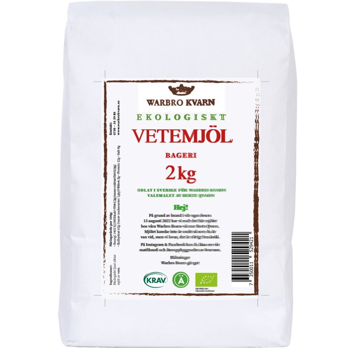 Vetemjöl Bageri 2 kg KRAV