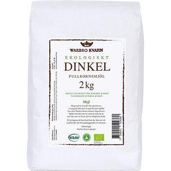Dinkel fullkornsmjöl 2 kg KRAV