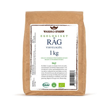 Råg virvelmjöl 1 kg KRAV