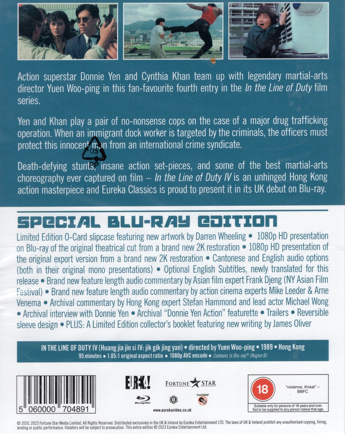 In The Line Of Duty Iv Limited Edition Ej Svensk Text Blu Ray