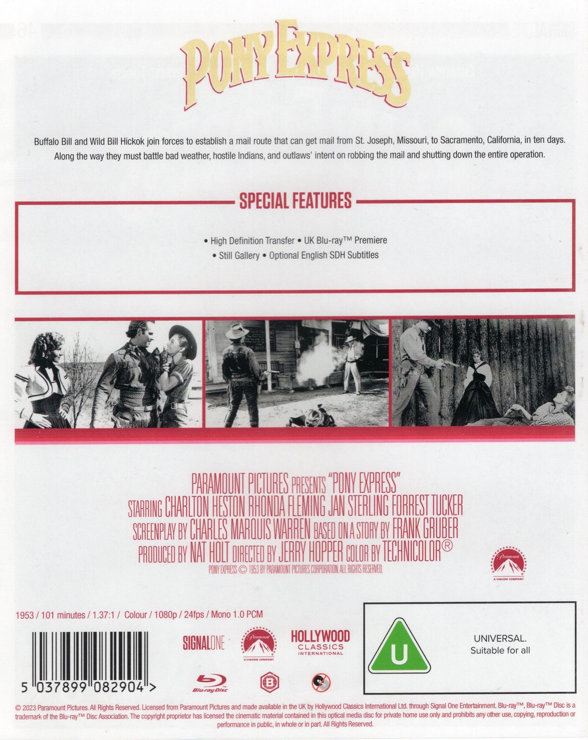 Pony Express (ej svensk text) (Blu-ray) - 2
