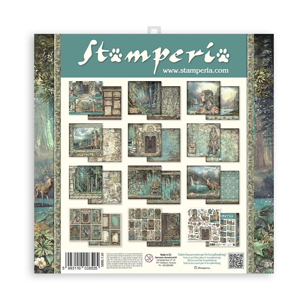 Stamperia Paper Pad 12X12 - Magic Forest - 10