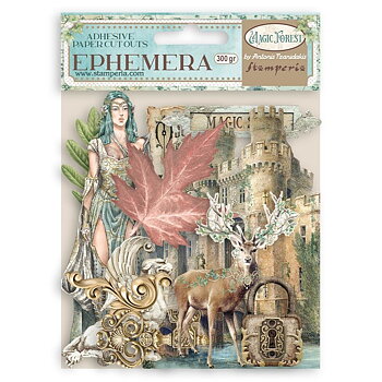 Stamperia Magic Forest Adhesive Cut-outs Ephemera 