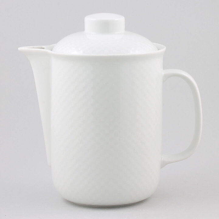 シグネ・ペーソン・メリン  Chessシリーズ  白色のコーヒーポット  19cm  1980年