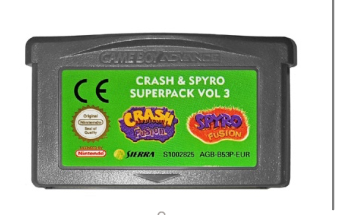Crash & Spyro Superpack vol 3 - GBA