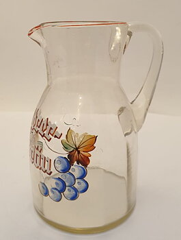 Lederer Bräu hand-painted decanter