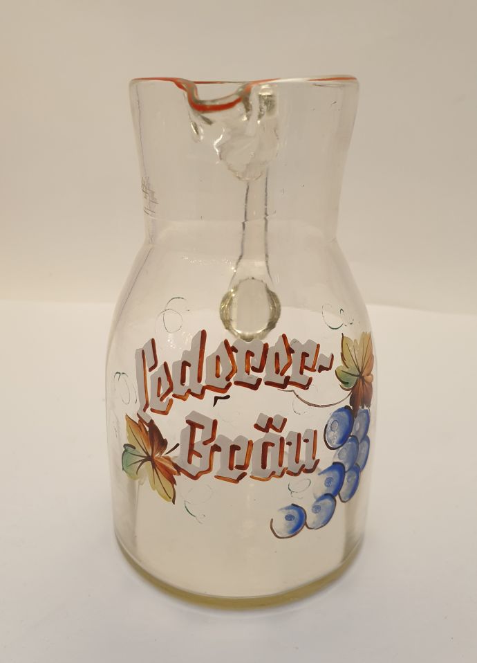 Lederer Bräu hand-painted decanter - 3