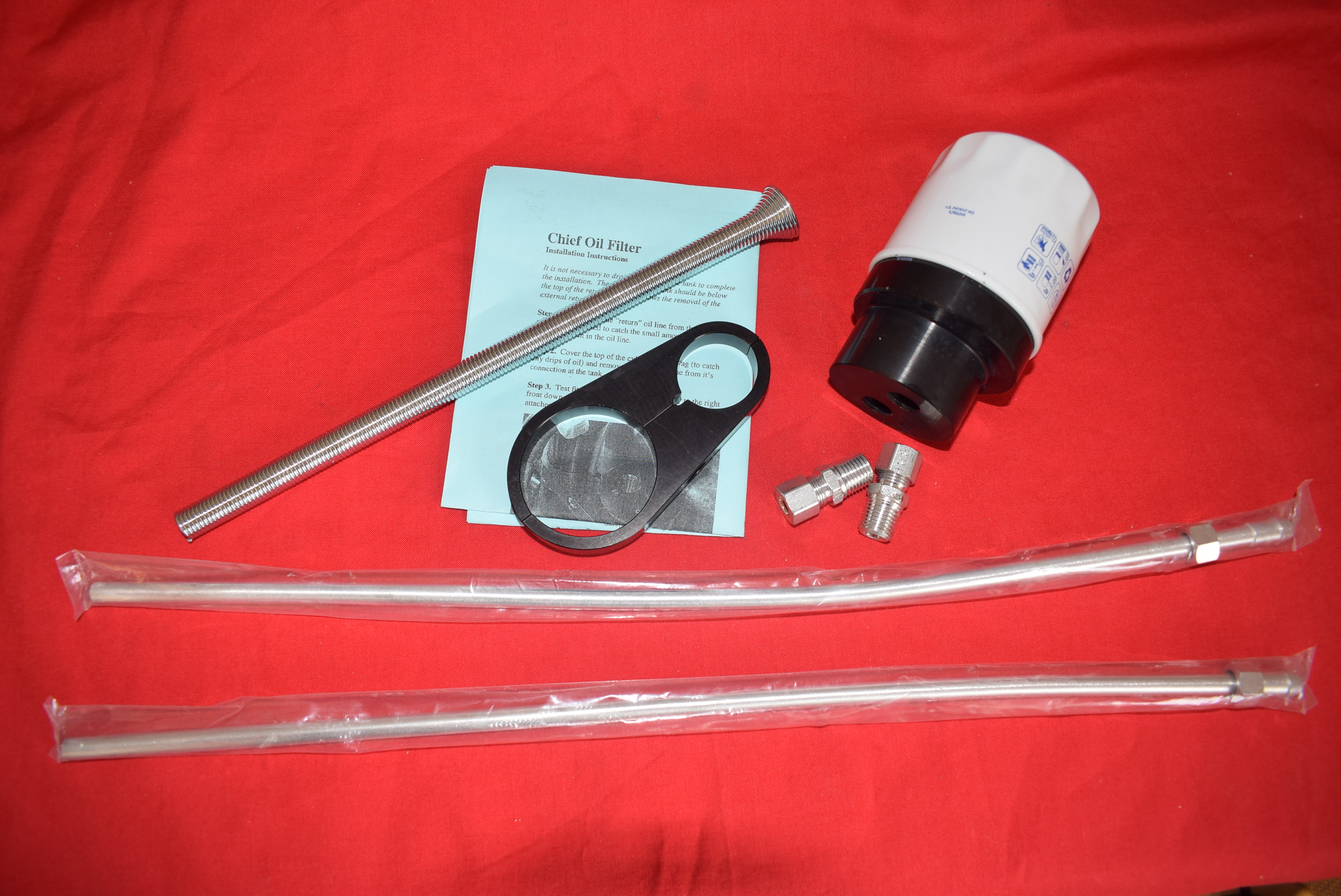 Oil Filter System Indian Chief 1939-53