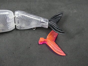 Swimbait 13,5 cm - 33 gram incl. eyes