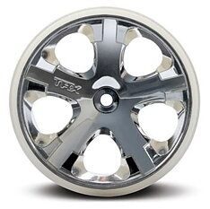 Traxxas 3772  Wheels, All-Star 2.8" (chrome) (Rustler®, Stampede® rear only)