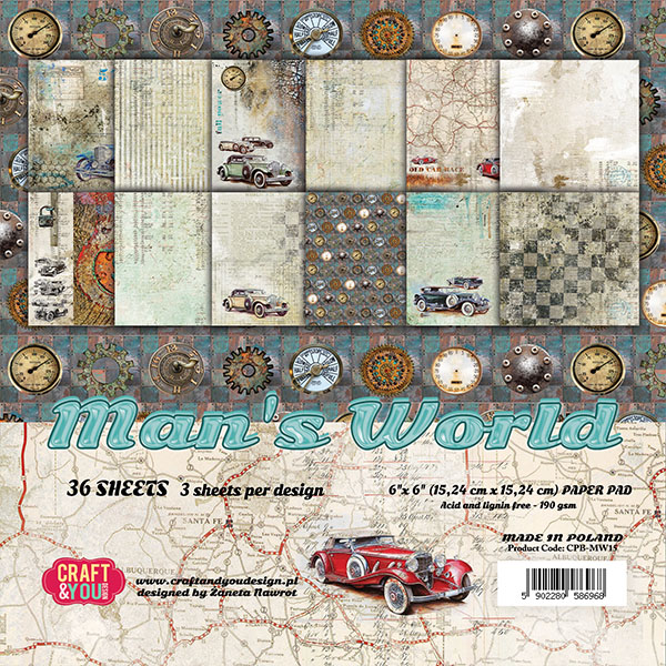 PP 6x6 CRAFT & YOU -MAN'S WORLD