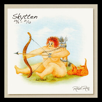 Skytten 23/11 - 21/12 - Rakel Rask Konstkort - 751