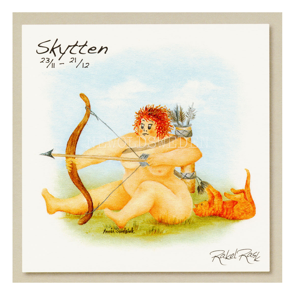 Skytten 23/11 - 21/12 - Rakel Rask Konstkort - 751 - 6