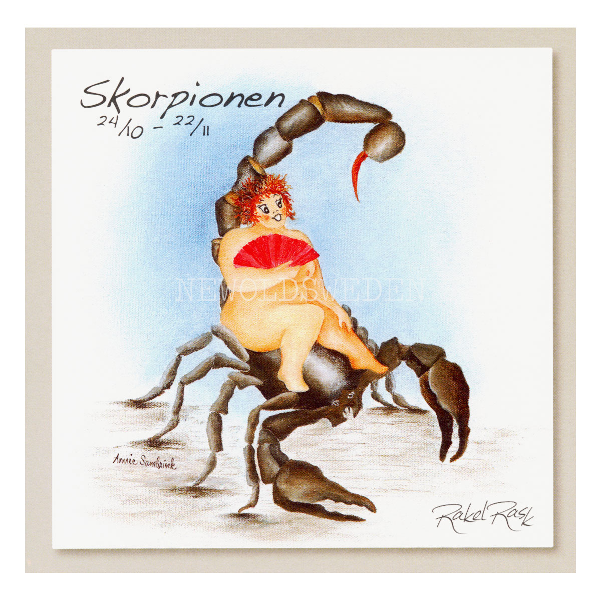 Skorpionen 24/40 - 22/11 - Rakel Rask Konstkort - 751 - 6