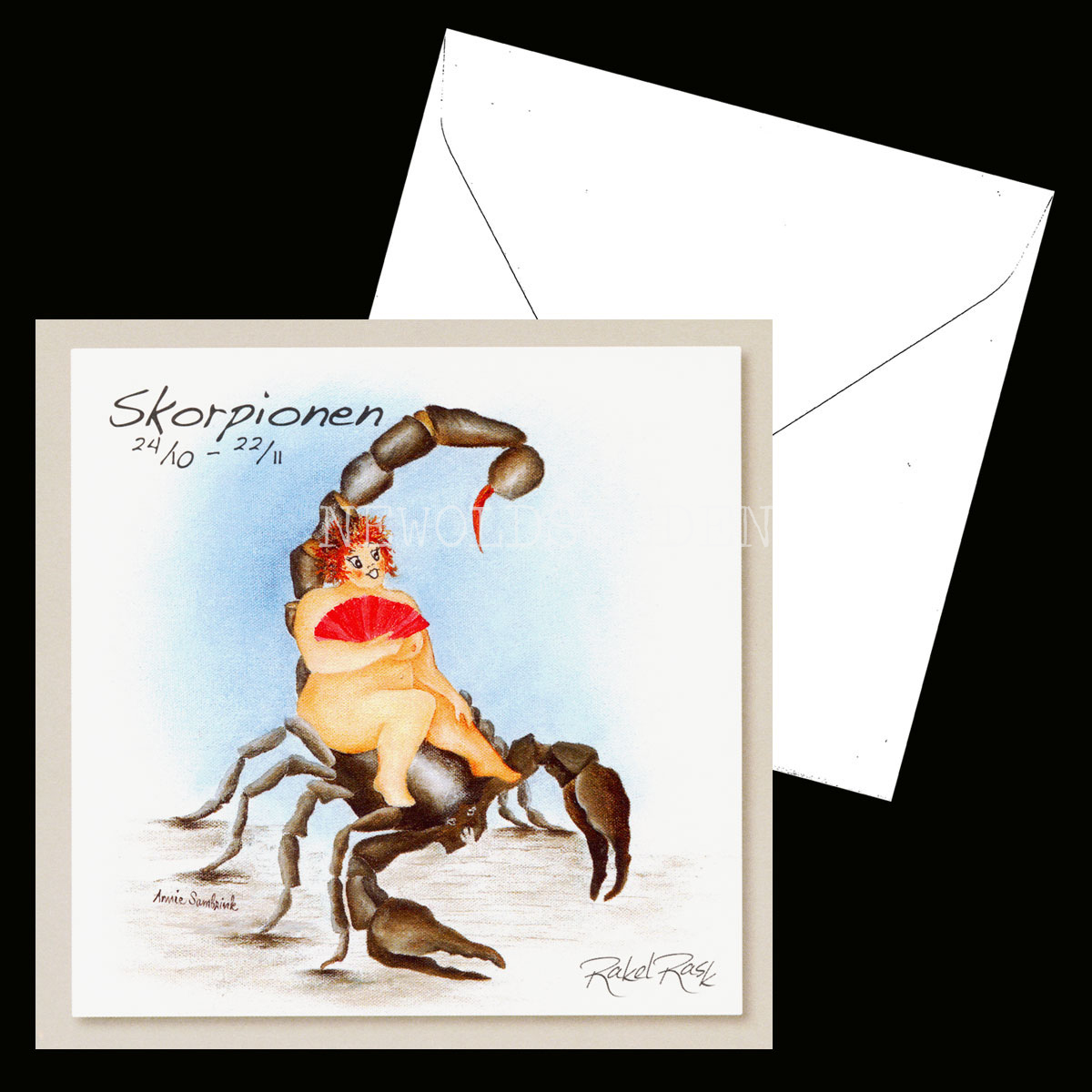 Skorpionen 24/40 - 22/11 - Rakel Rask Konstkort - 751 - 2