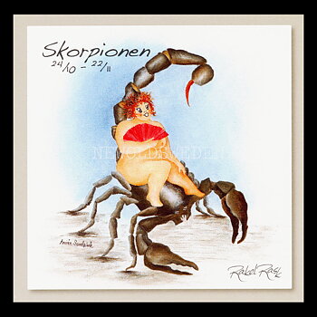 Skorpionen 24/40 - 22/11 - Rakel Rask Konstkort - 751