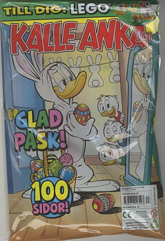 Kalle Anka & CO nr 13/14 2023, Påsknummer: 100 sidor med Påsk LEGO!