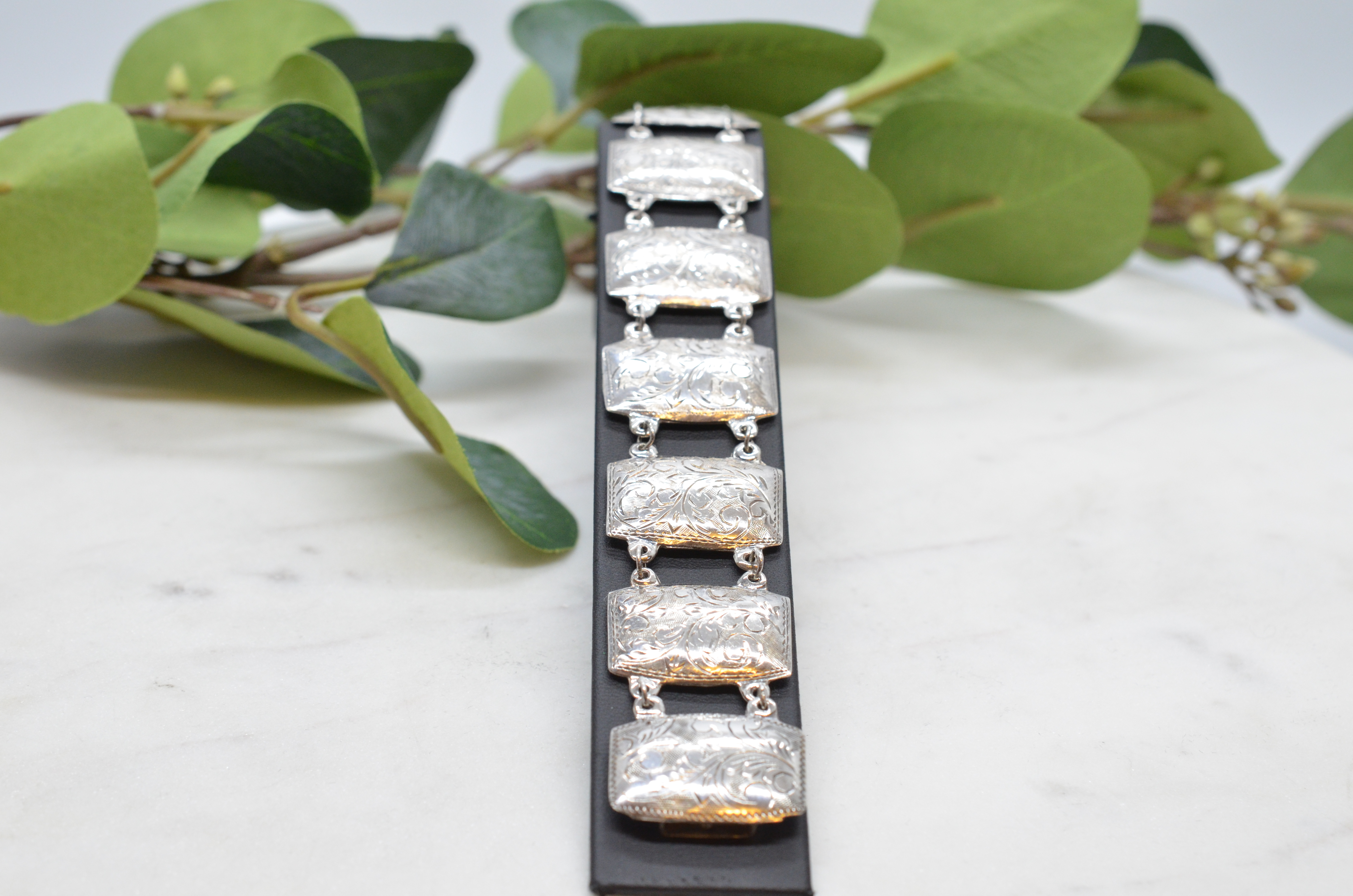 Vintage armband i silver - 3