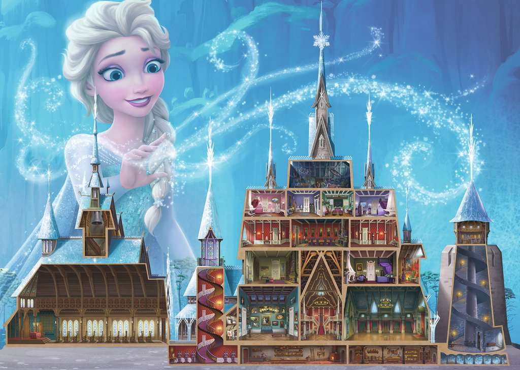 Disney Castles - Elsa 1000 Bitar Ravensburger